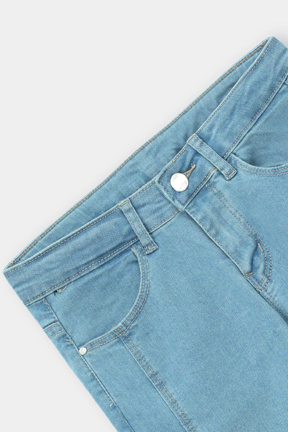 Engine Girls Flared Denim KD5011-K02-BLU