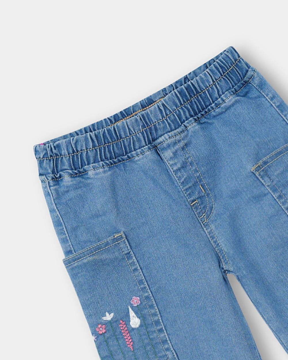 Engine Girls Flared Denim TD5001-2YR-LBL