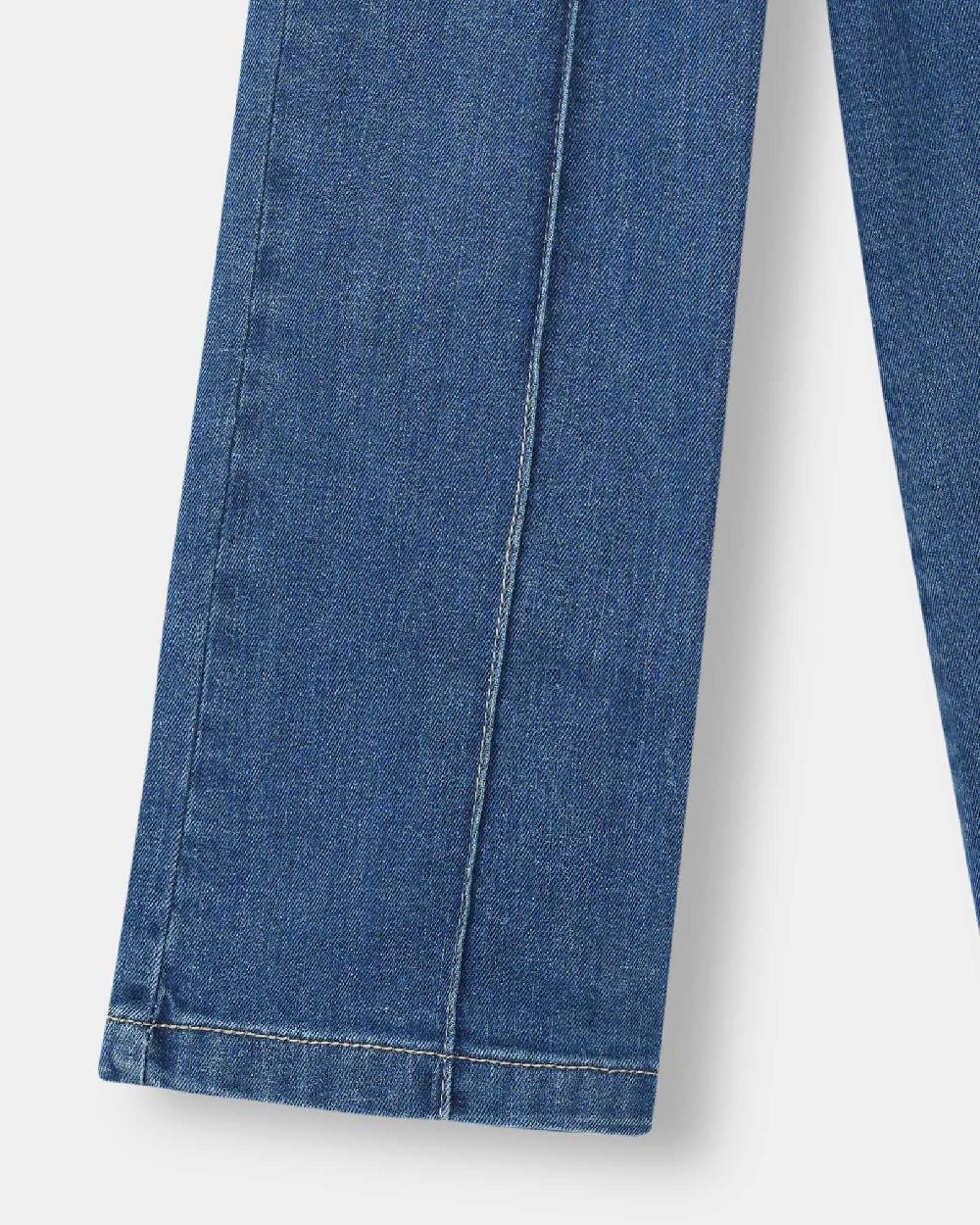 Engine Girls Flared Denim TD5008-2YR-BLU