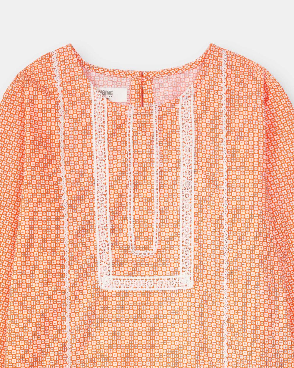 Engine Girls Kurta KK5008-K02-ORG