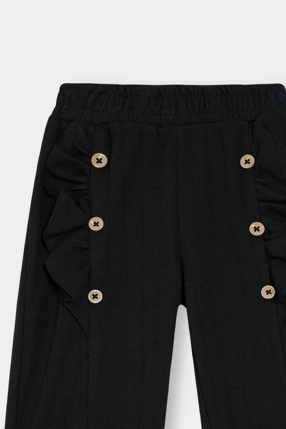 Engine Girls Straight Fit Trouser IU5014-I02-BLK