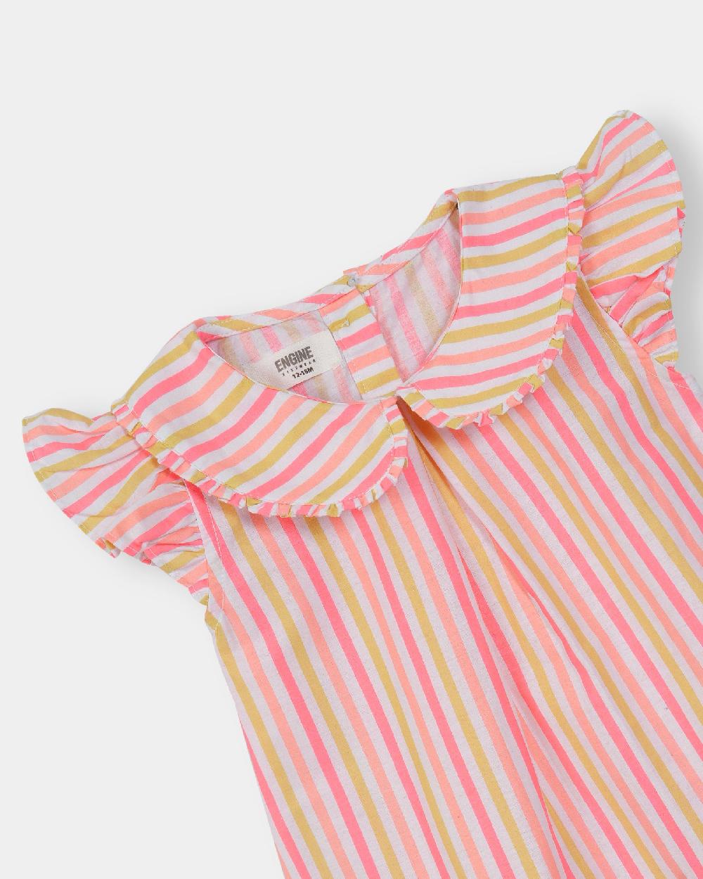 Engine Girls Striper Top IW4025-I02-WHT