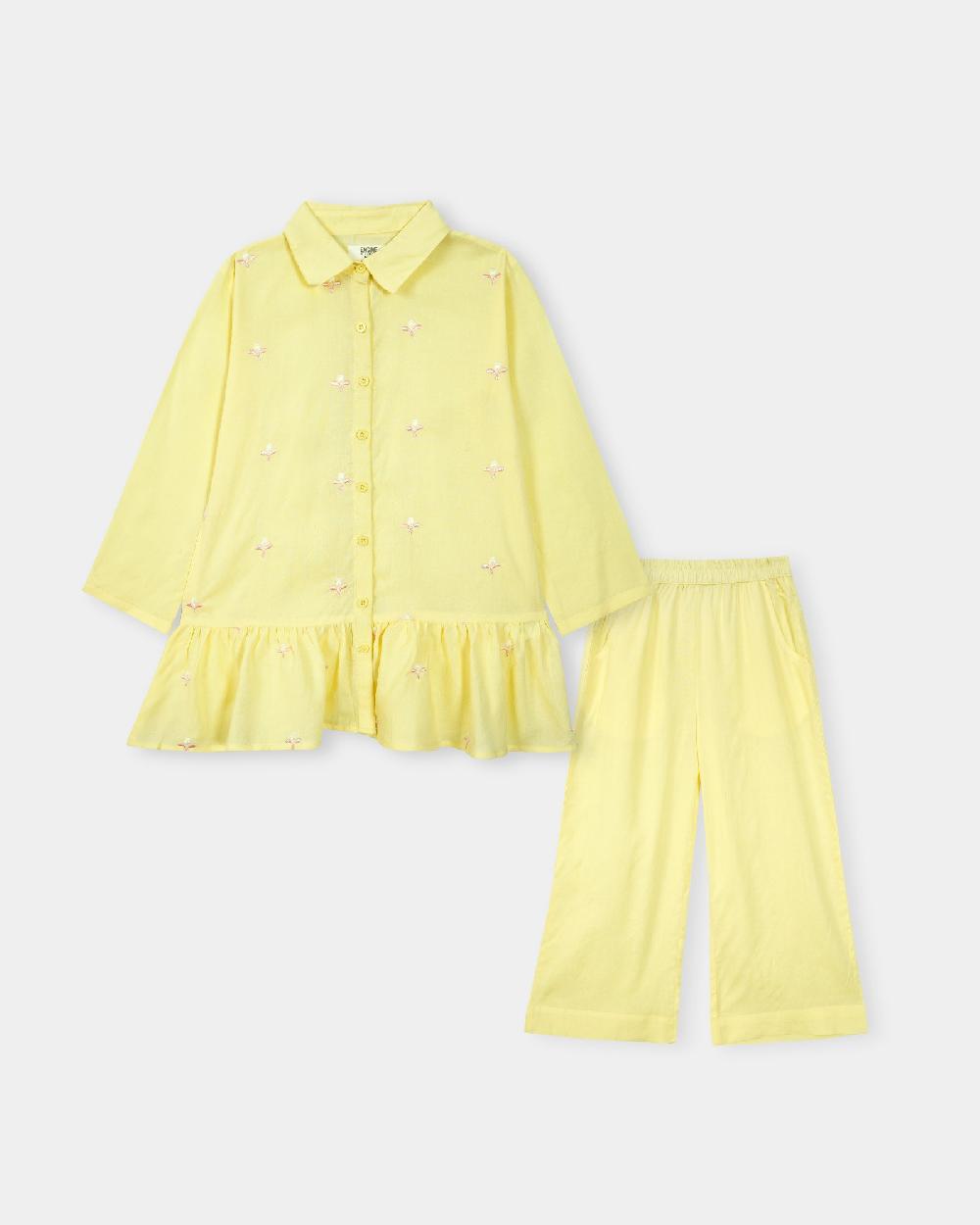 engine Girls Suit KE5016-507-YEL