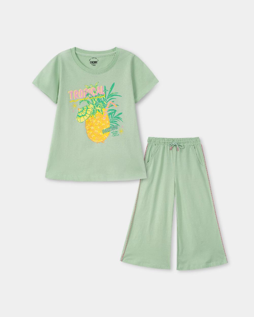 engine Girls Suit KE5018-K02-LGR