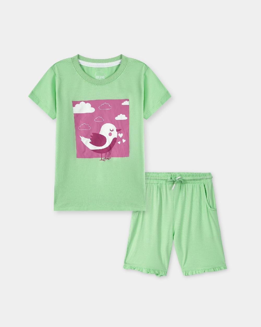 engine Girls Suit TE5020-2YR-GRN