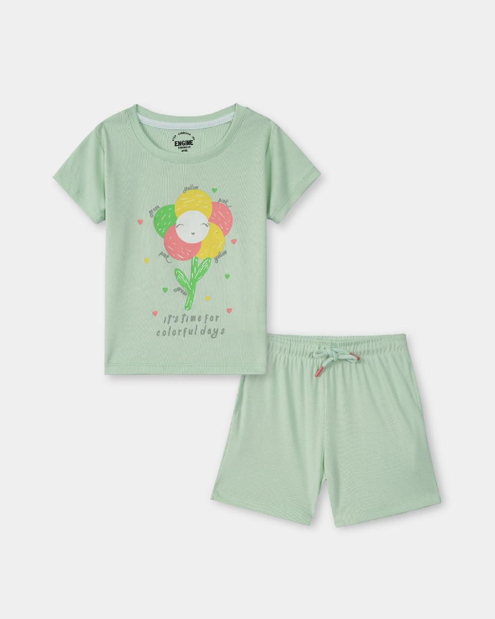 engine Girls Suit TE5021-3YR-LGR