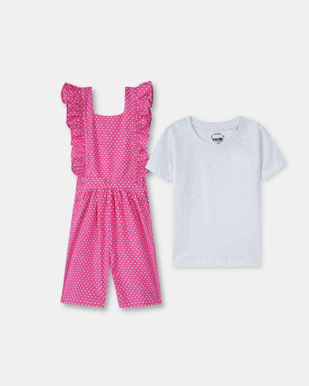 engine Girls Suit TE5022-3YR-WHT