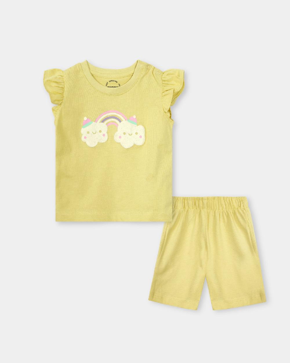 engine Girls Suit VIE038-I02-YEL