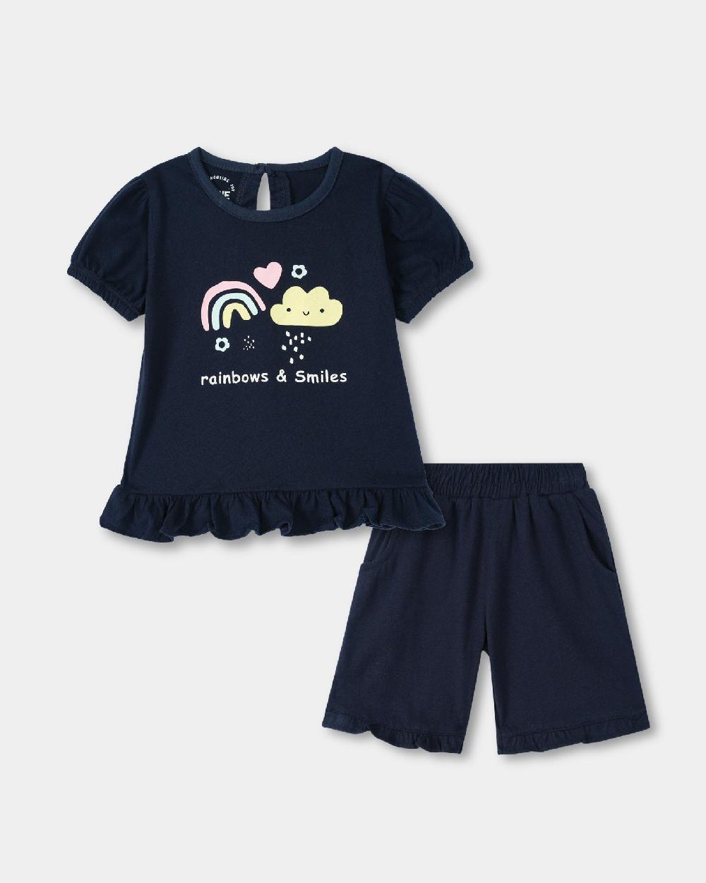 engine Girls Suit VIE041-I03-NVY