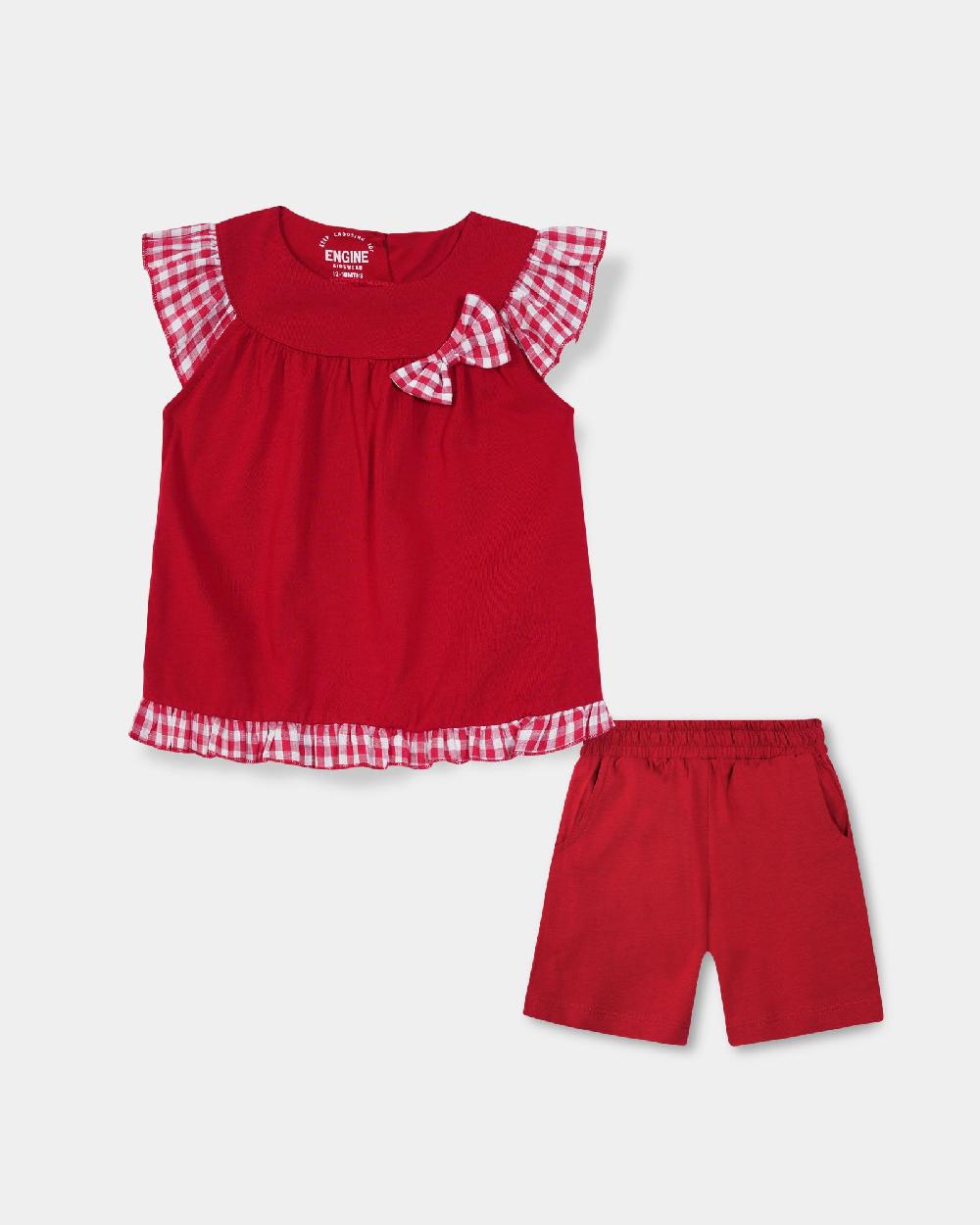 engine Girls Suit VIE052-I02-RED