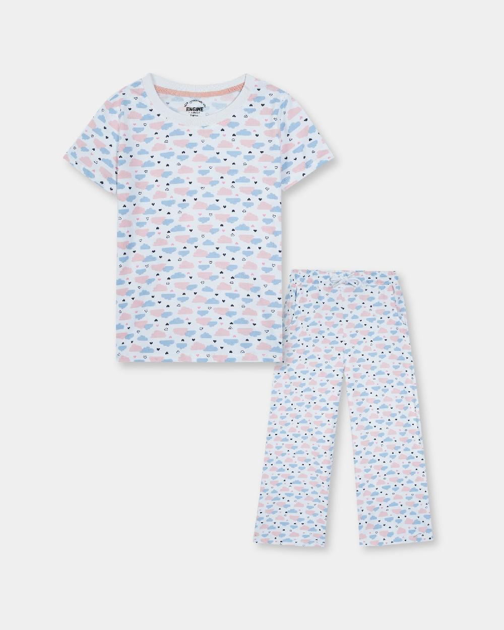 engine Girls Suit VKE026-506-WHT