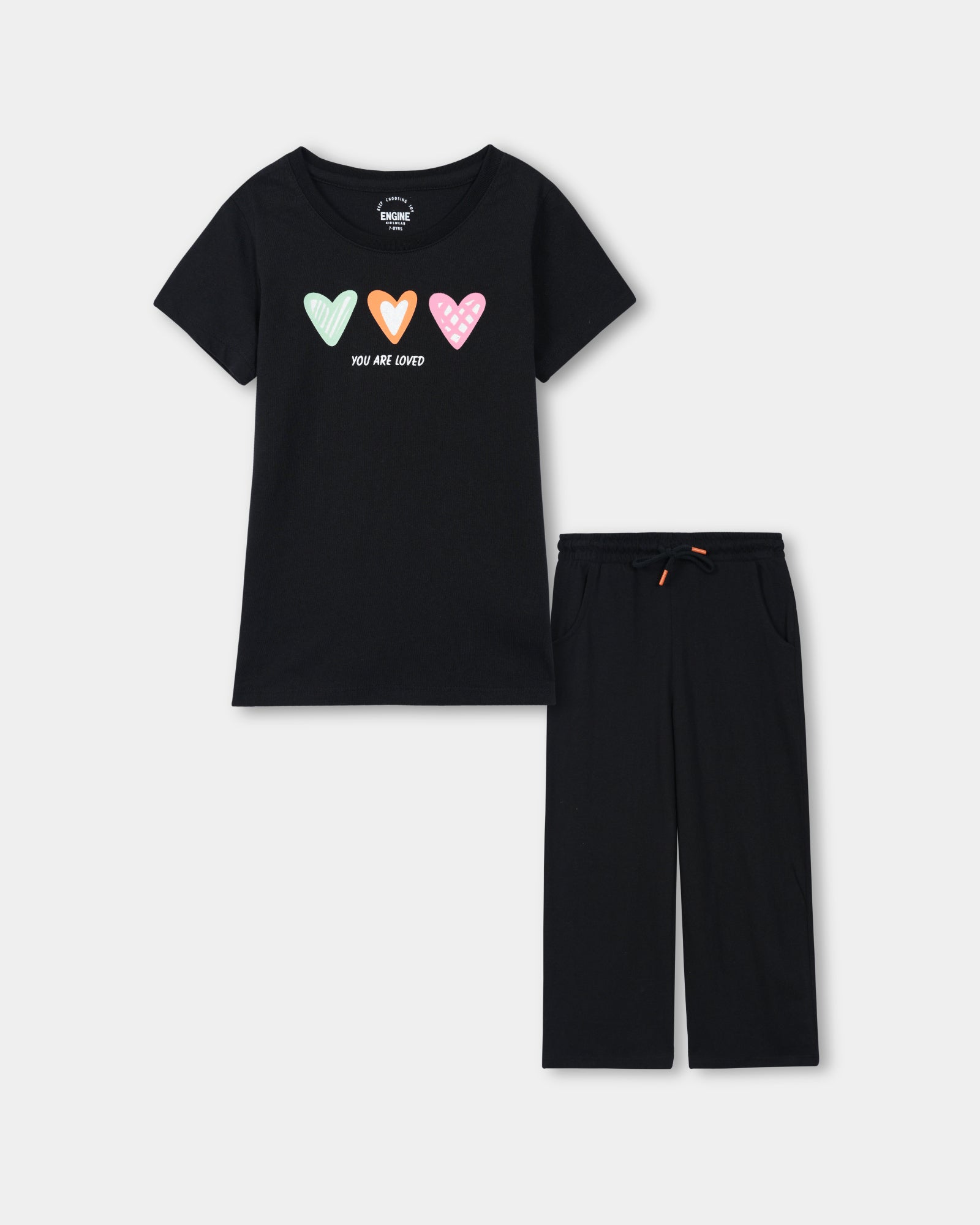 engine Girls Suit VKE029-506-BLK