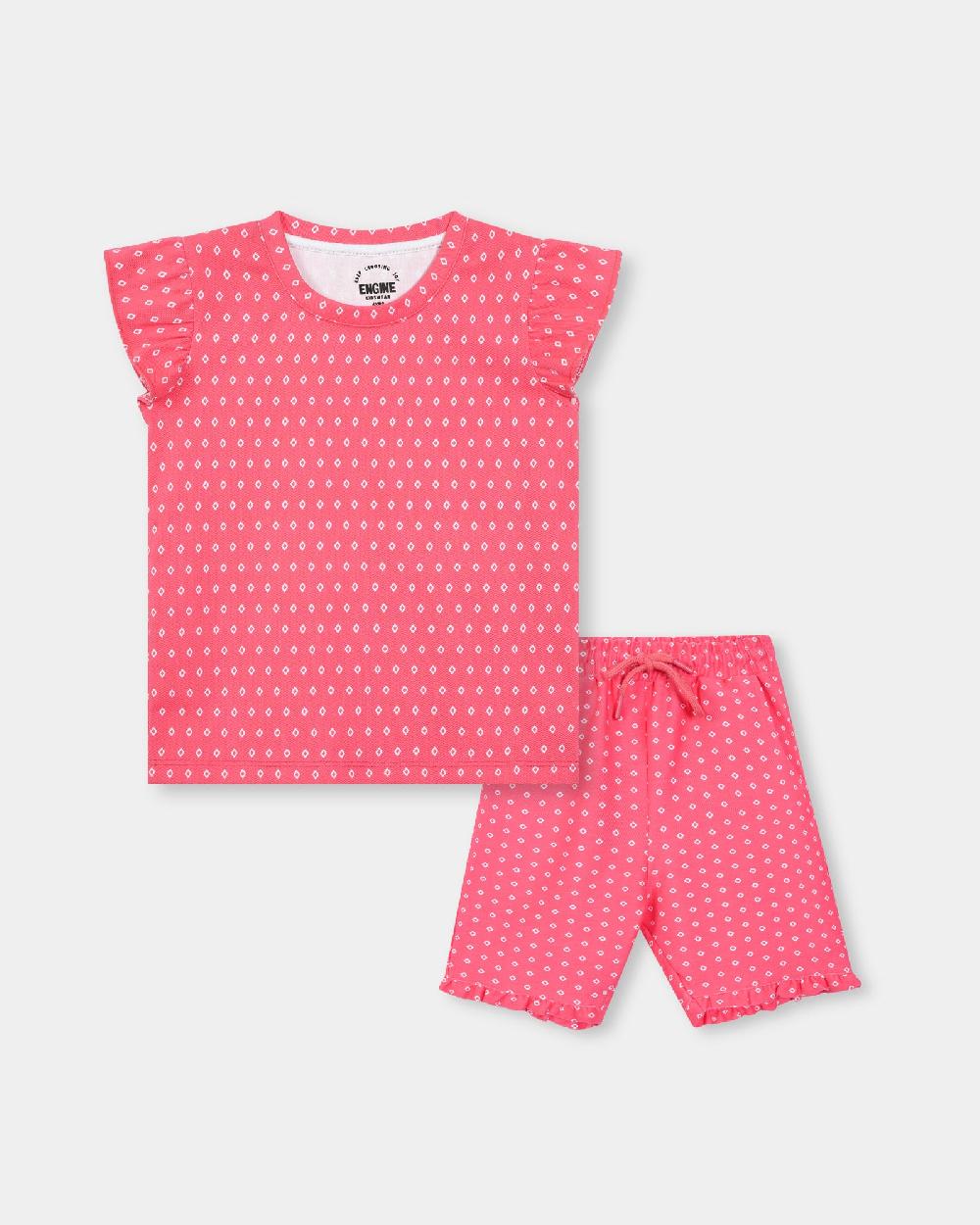 engine Girls Suit VTE024-2YR-PNK