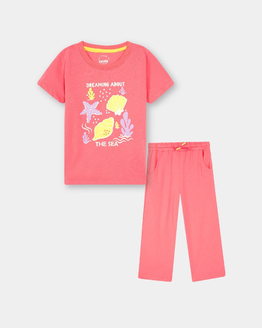 engine Girls Suit VTE026-2YR-PNK