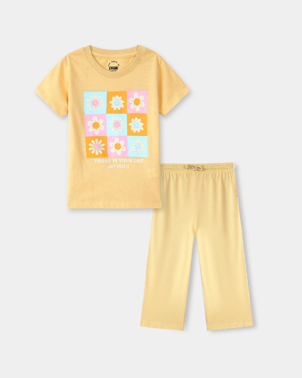 engine Girls Suit VTE036-2YR-YEL