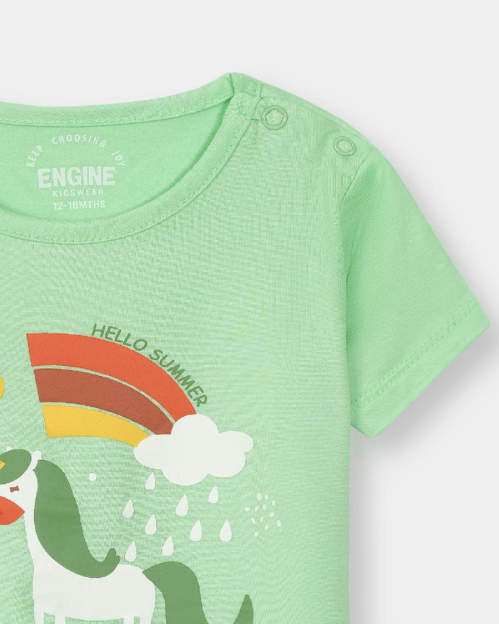 Engine Girls T Shirt IT5006-I02-GRN