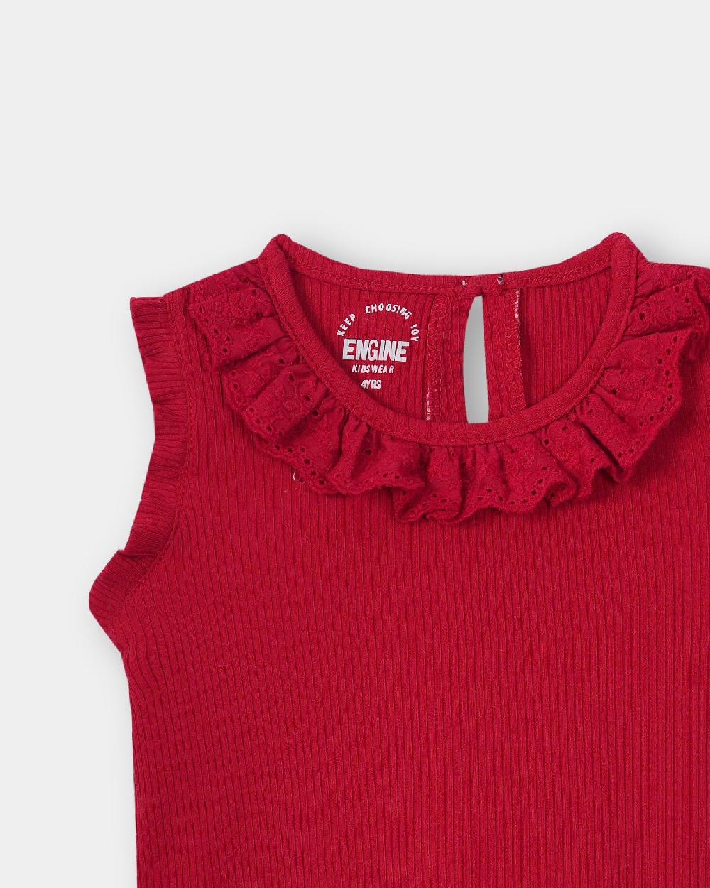 Engine Girls T Shirt IT5016-I02-RED