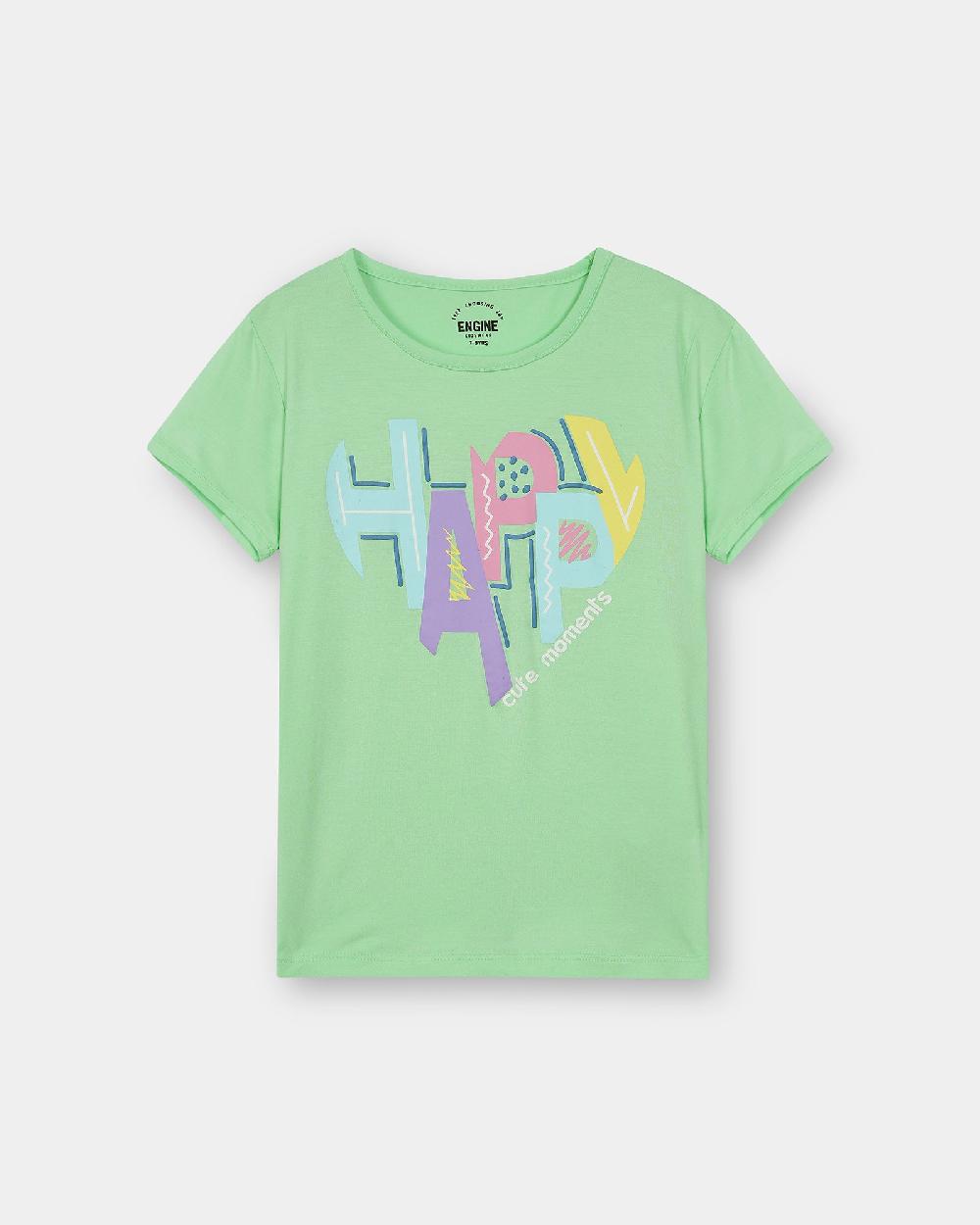 engine Girls T Shirt KT5006-K02-MNT
