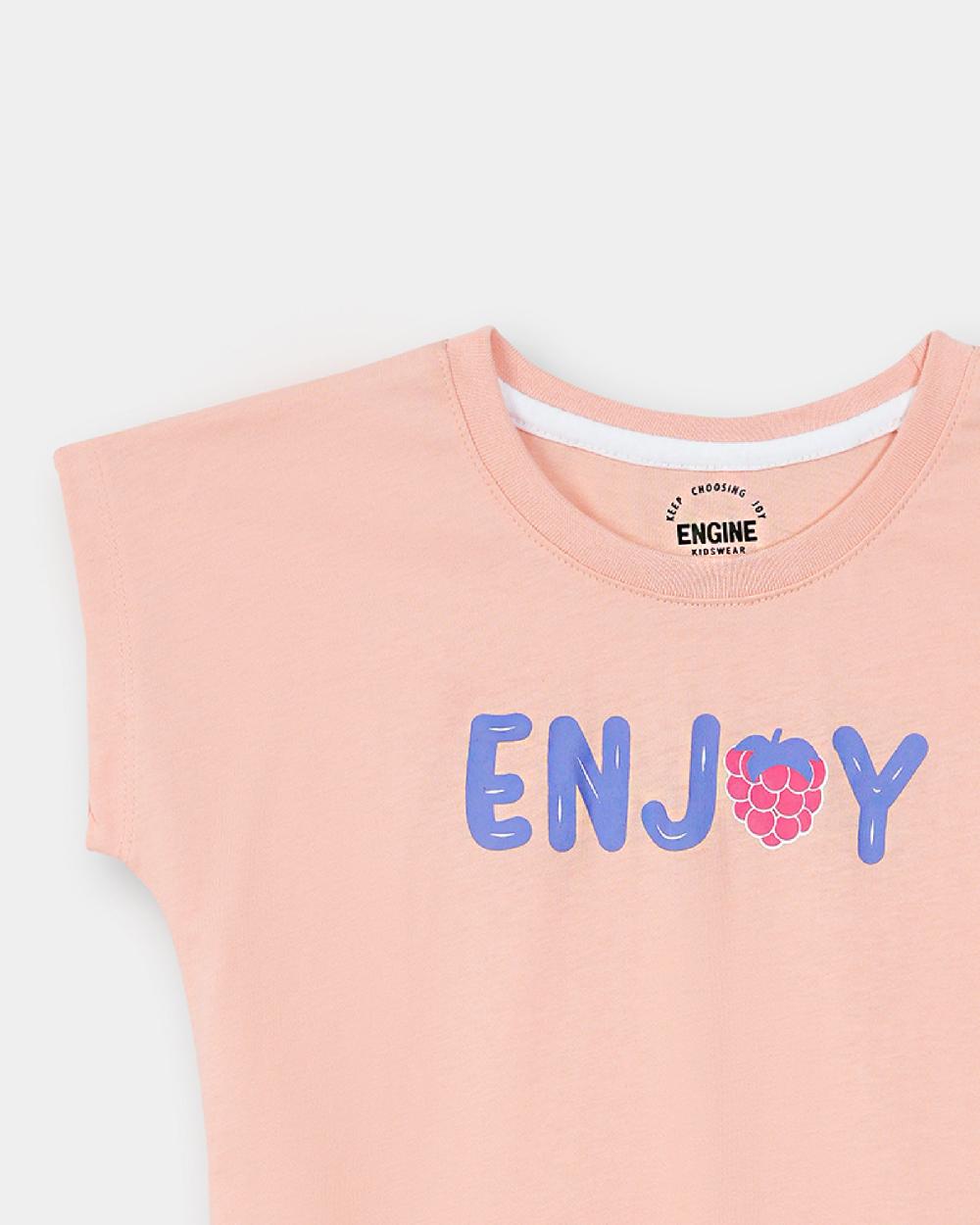 Engine Girls T Shirt KT5021-506-PCH