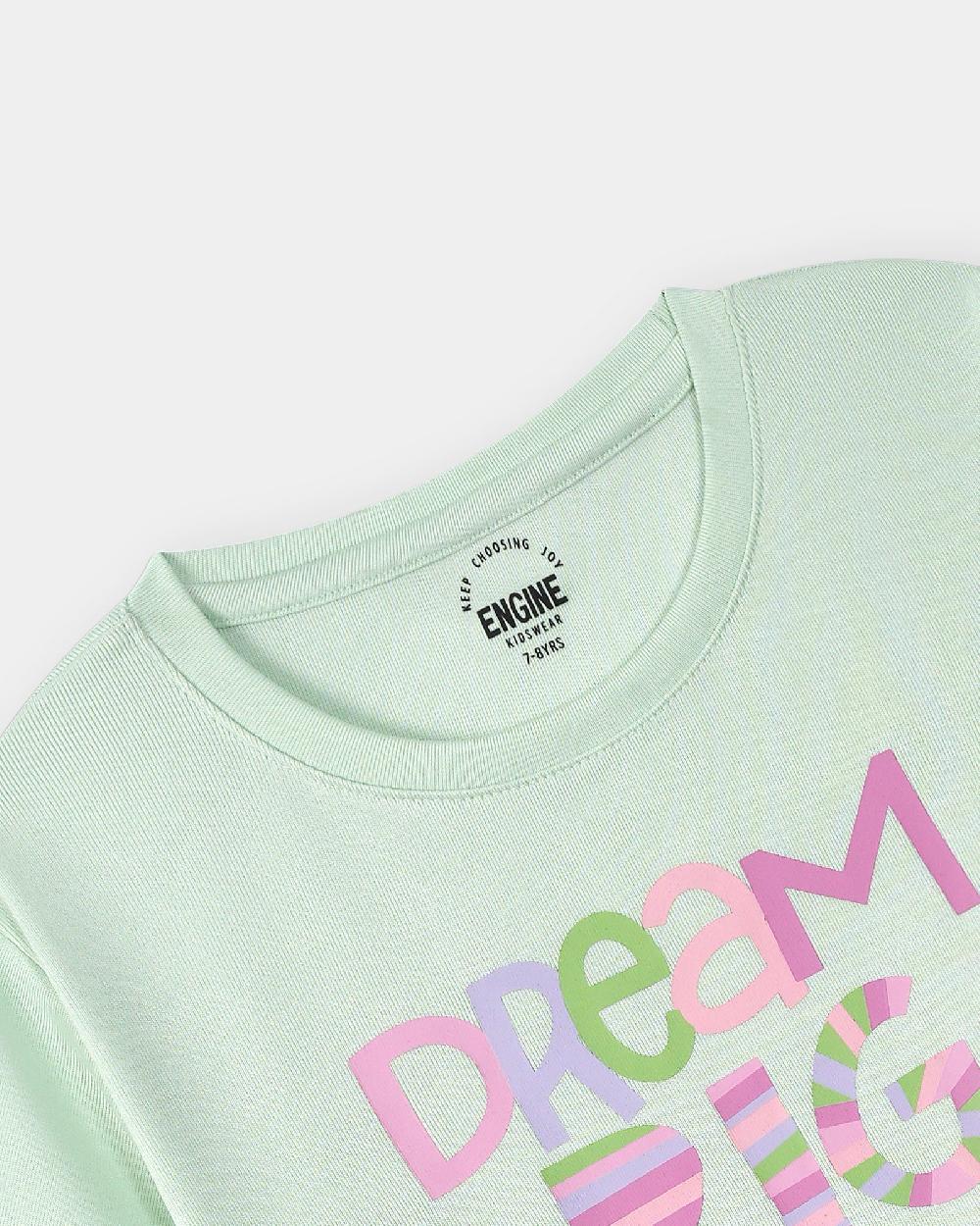 Engine Girls T Shirt KT5043-506-LGR