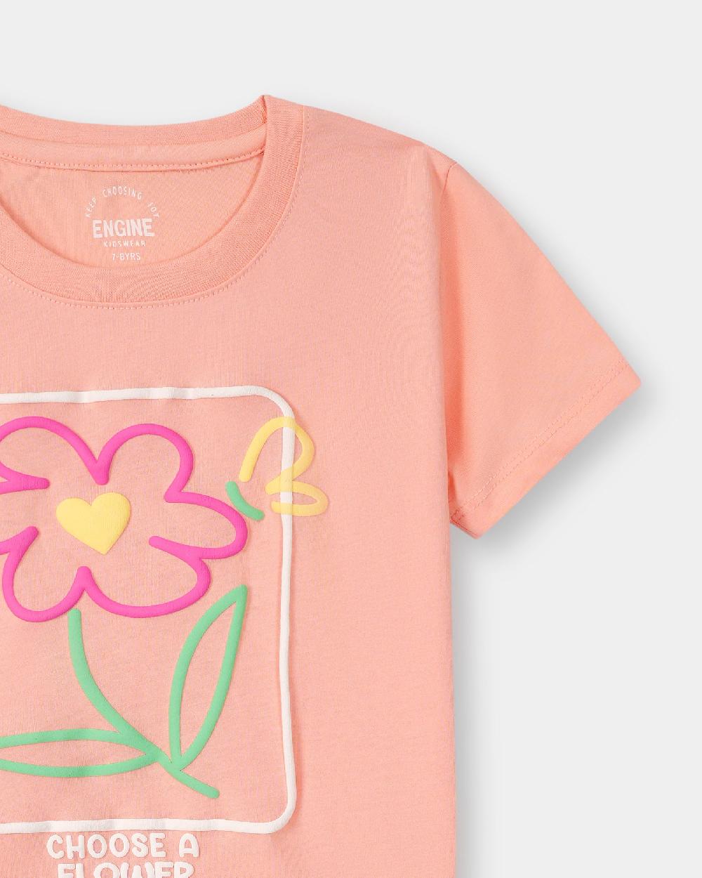 Engine Girls T Shirt KT5045-506-PCH