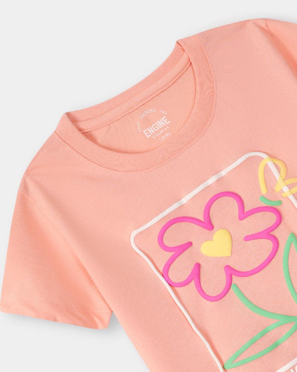 Engine Girls T Shirt KT5045-506-PCH