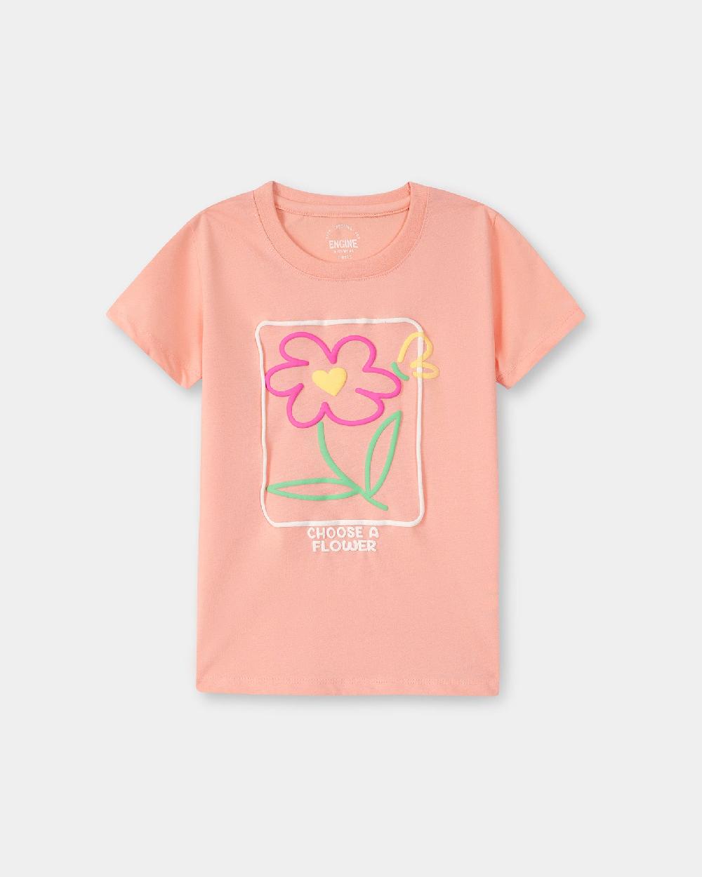 engine Girls T Shirt KT5045-506-PCH