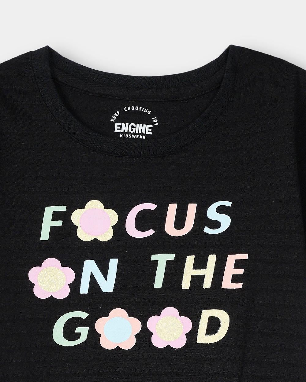 Engine Girls T Shirt TT5045-2YR-BLK
