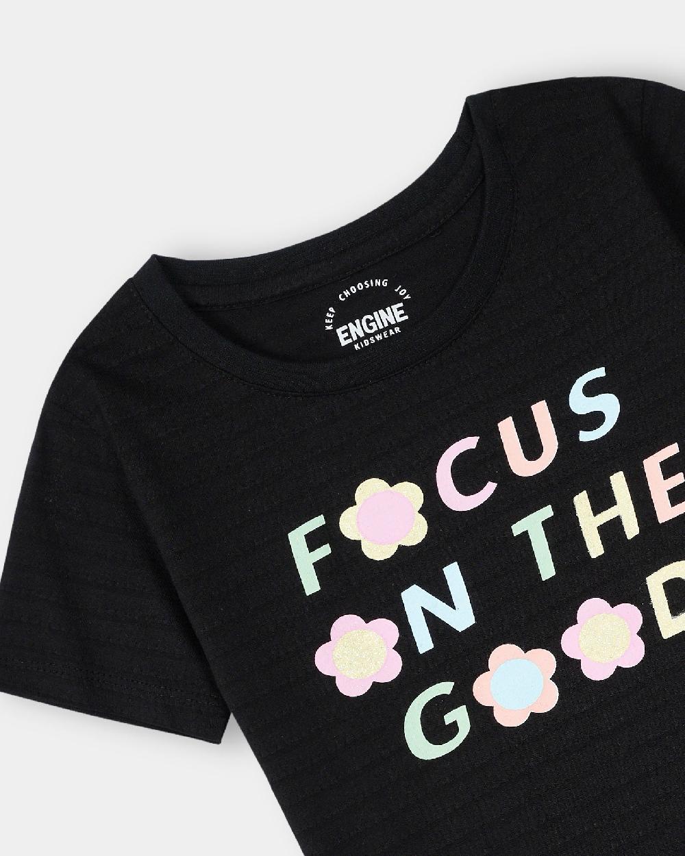 Engine Girls T Shirt TT5045-2YR-BLK
