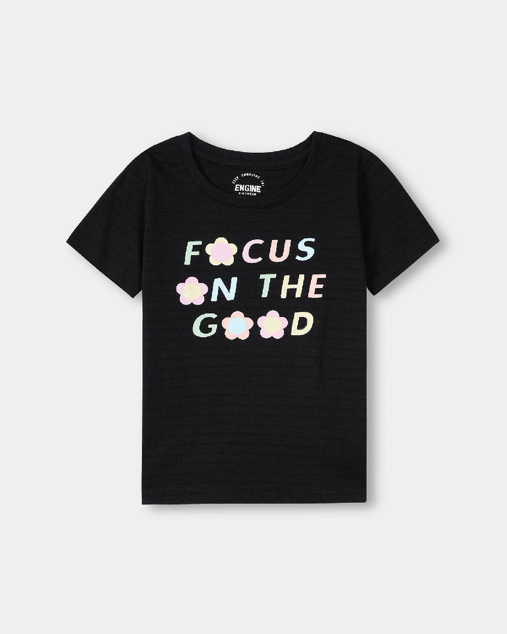 engine Girls T Shirt TT5045-2YR-BLK