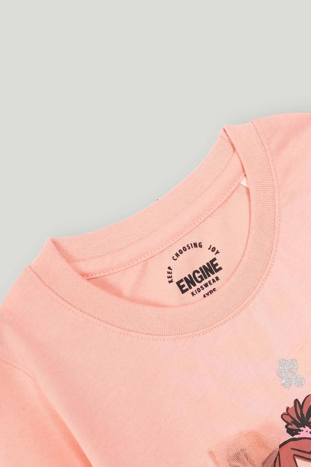 Engine Girls T Shirt TT5075-2YR-PCH