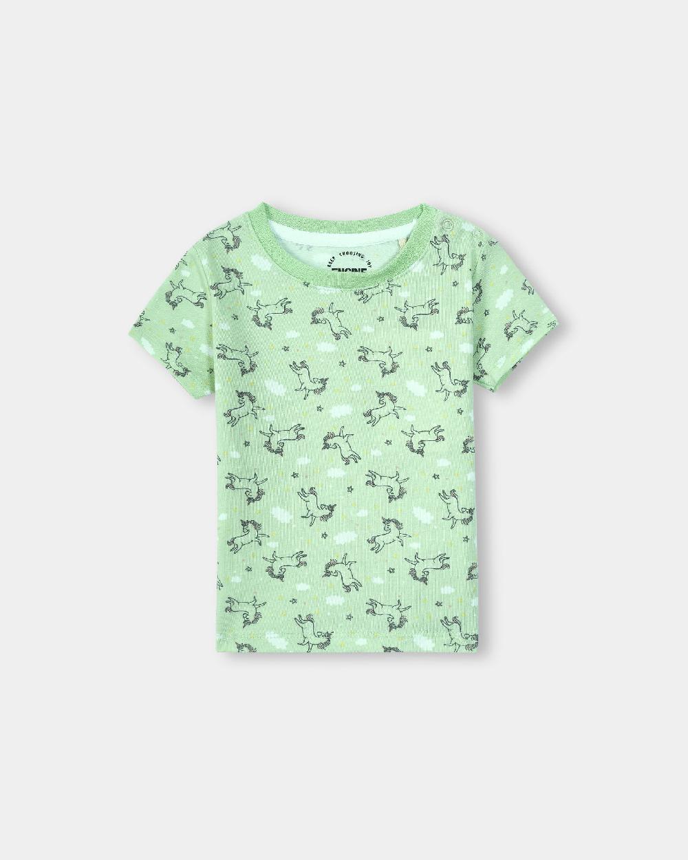 engine Girls T Shirt VIT078-I02-GRN