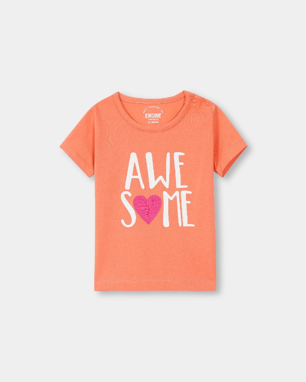 engine Girls T Shirt VIT080-I02-PCH