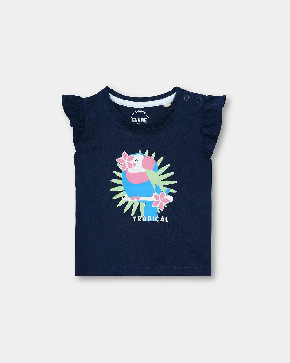 engine Girls T Shirt VIT103-I03-NVY