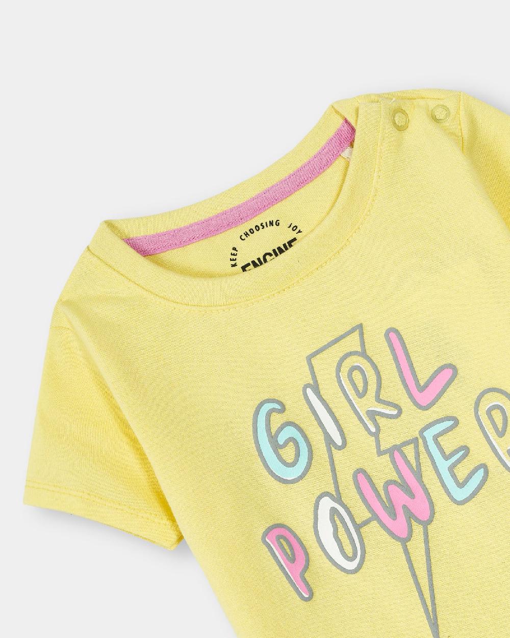 Engine Girls T Shirt VIT105-I02-YEL