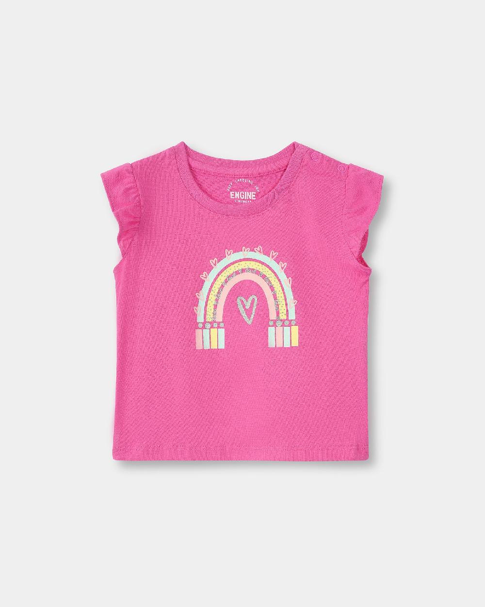 engine Girls T Shirt VIT135-I02-PNK