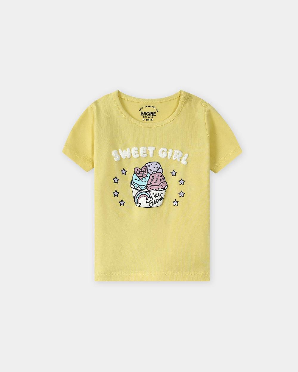 engine Girls T Shirt VIT136-I02-YEL