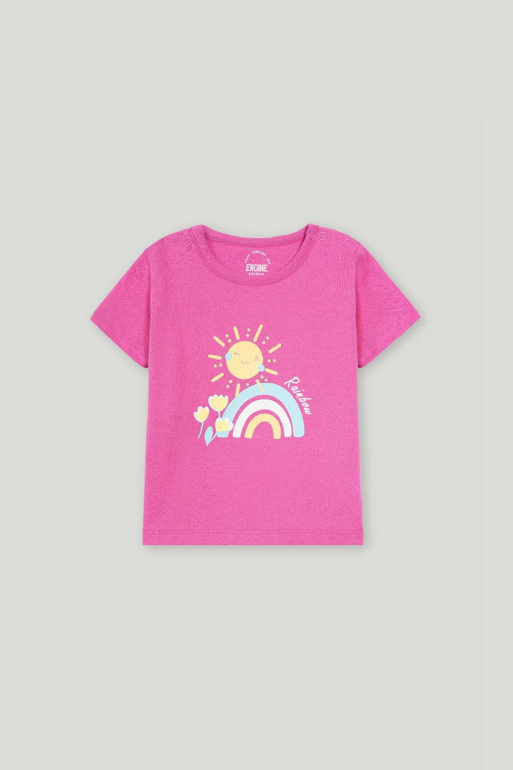 engine Girls T Shirt VIT168-I02-PNK