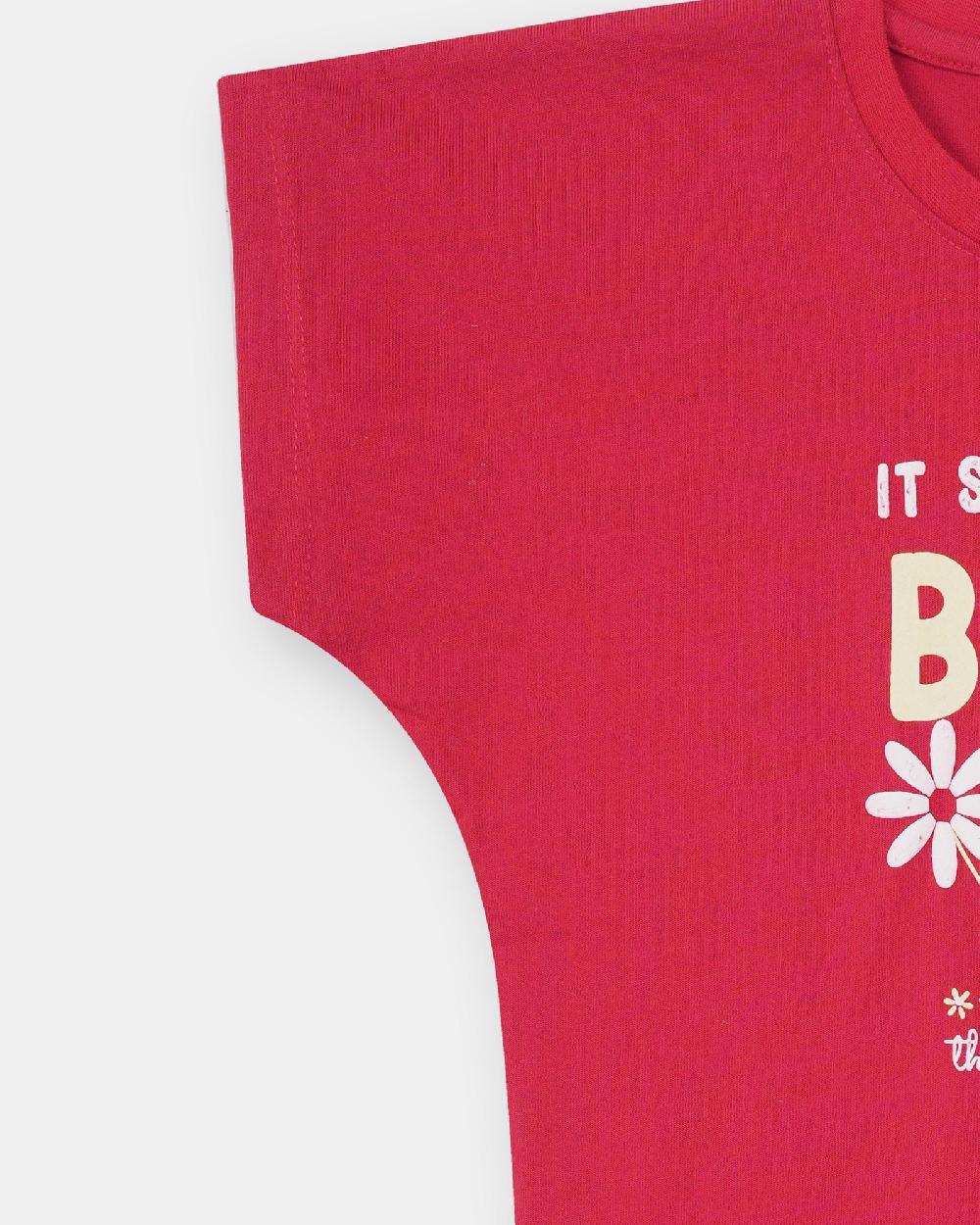 Engine Girls T Shirt VKT157-506-RED