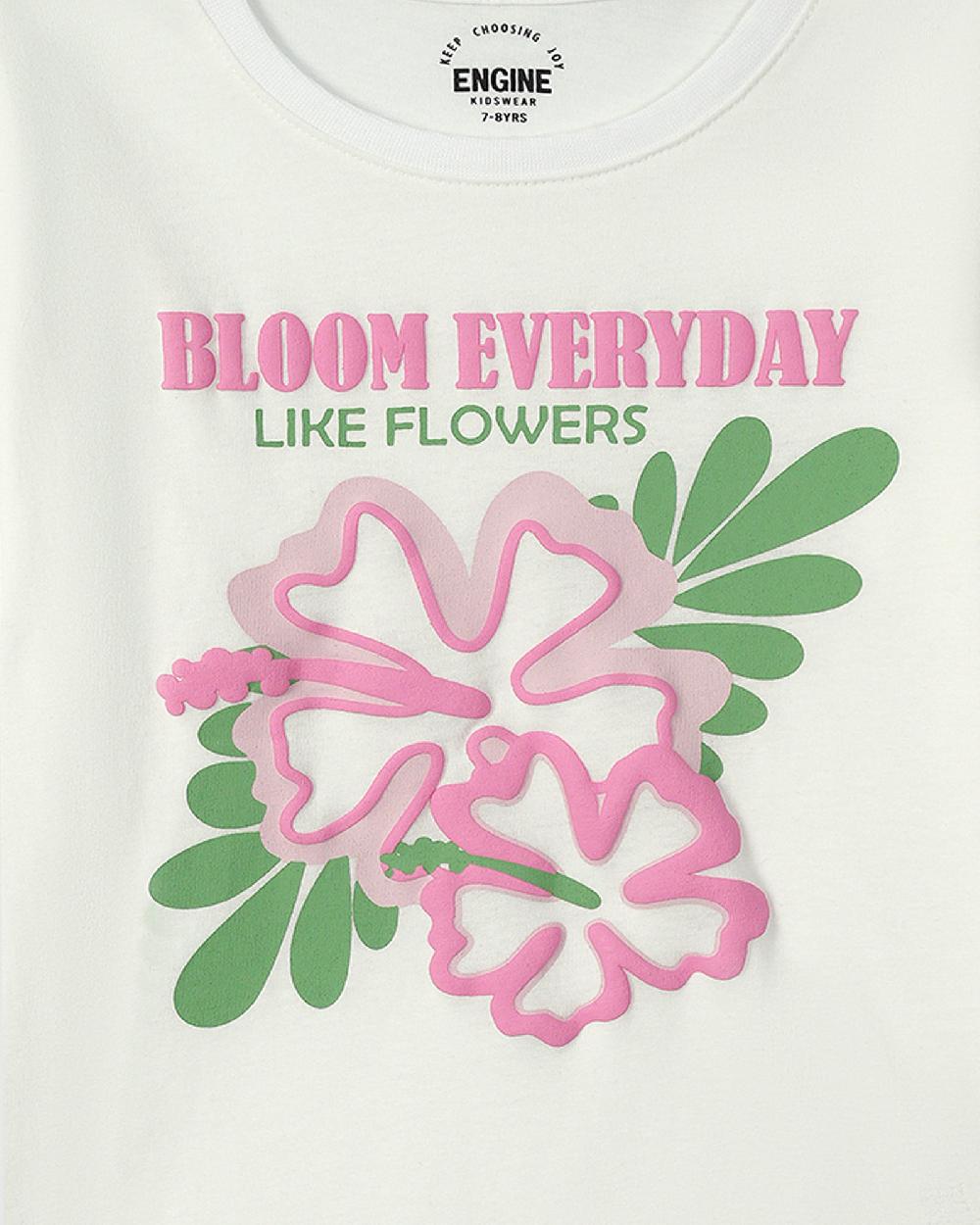 Engine Girls T Shirt VKT165-506-WHT