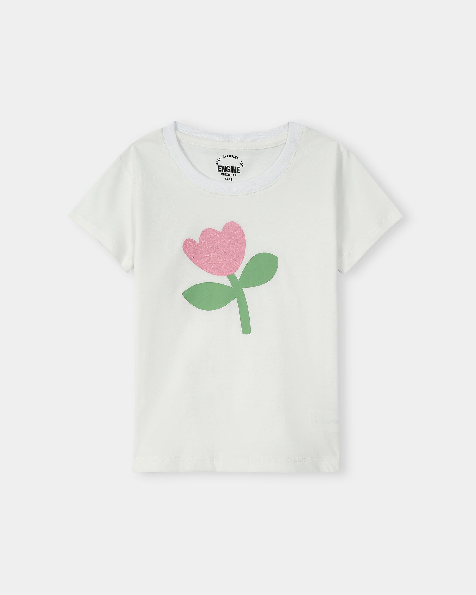 engine Girls T Shirt VTT173-2YR-WHT