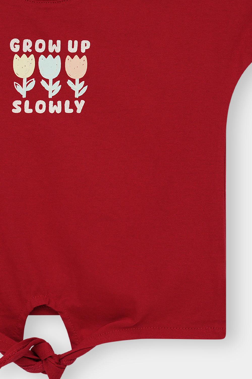 Engine Girls T Shirt VTT253-3YR-RED