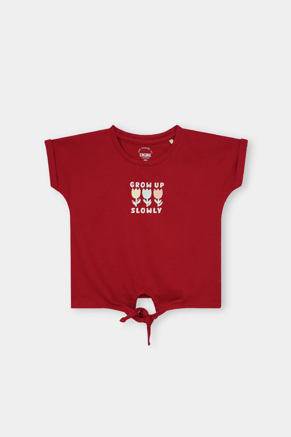 engine Girls T Shirt VTT253-3YR-RED