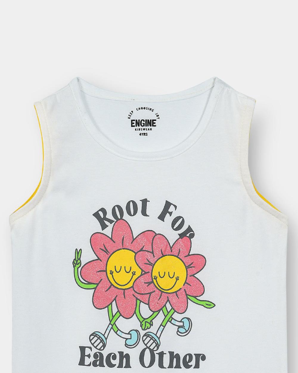 Engine Girls Top IT4060-I02-WHT