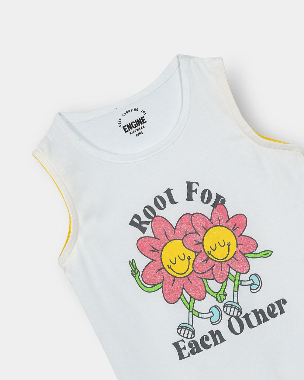 Engine Girls Top IT4060-I02-WHT