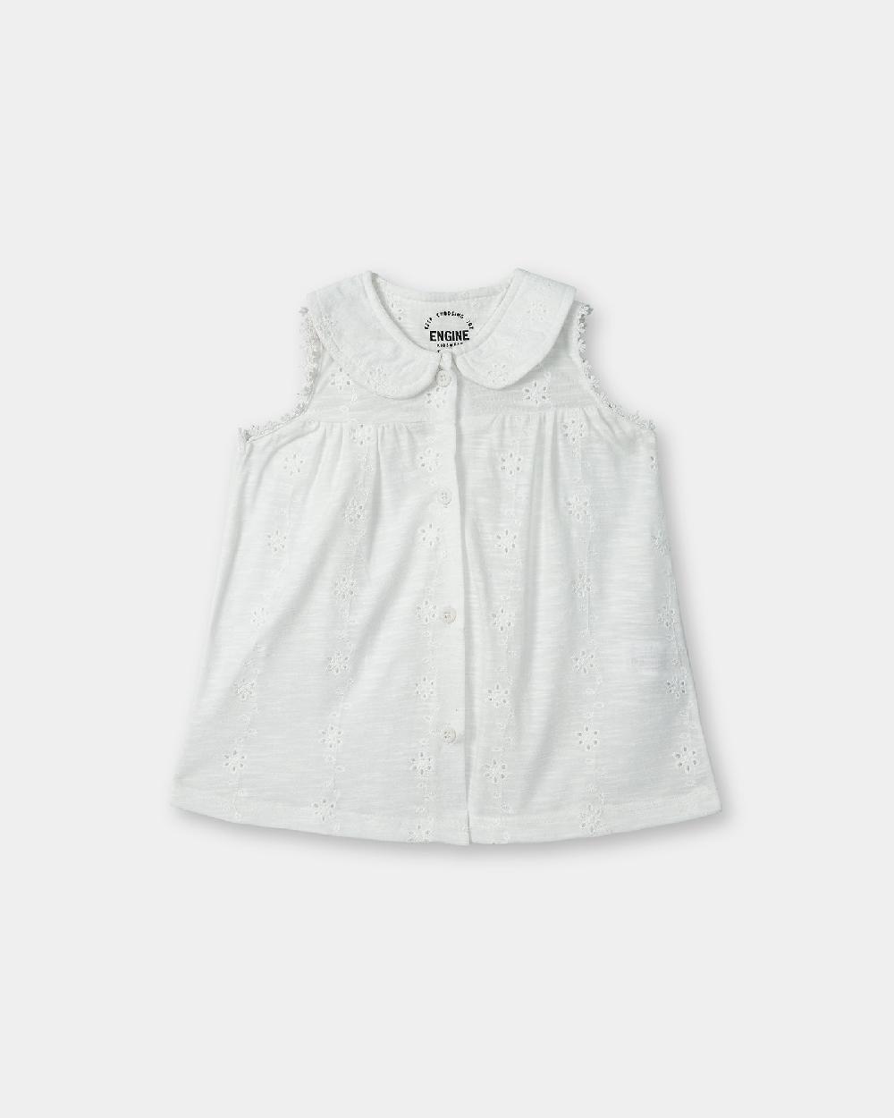 engine Girls Top IT5014-I03-WHT