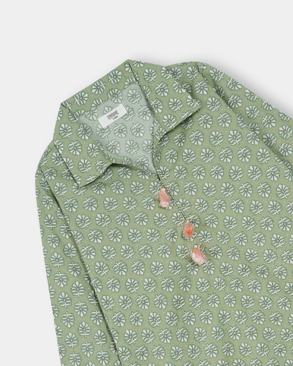 Engine Girls Top KW5010-K02-OLV