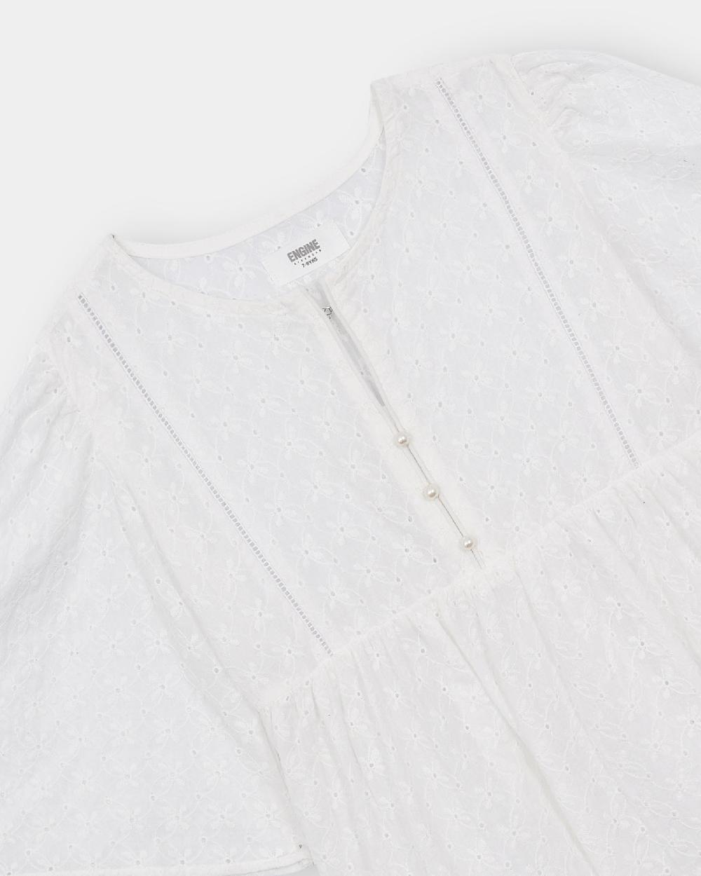 Engine Girls Top KW5011-506-WHT