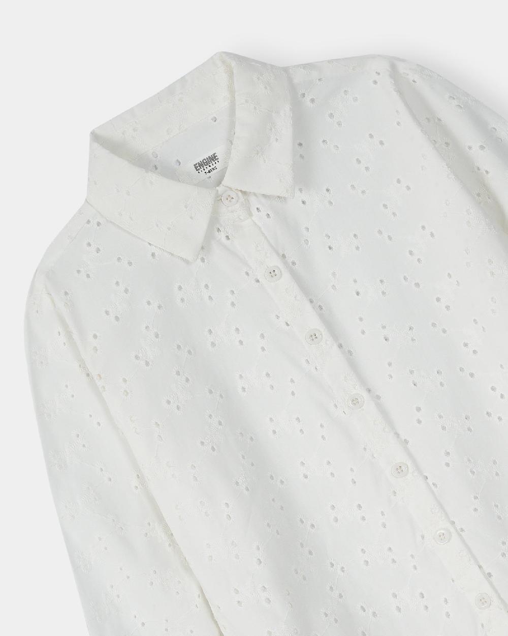 Engine Girls Top KW5015-K02-WHT