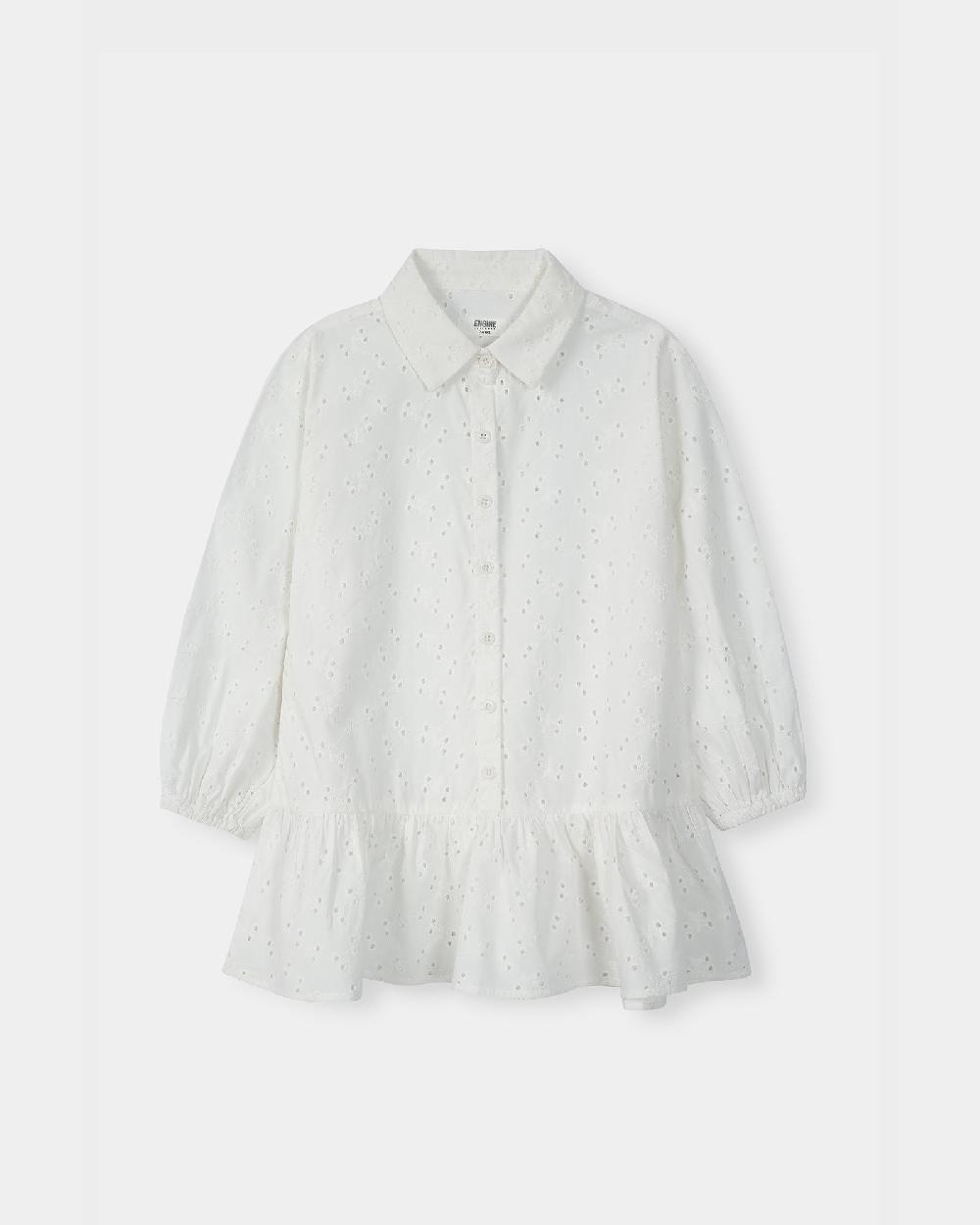 engine Girls Top KW5015-K02-WHT